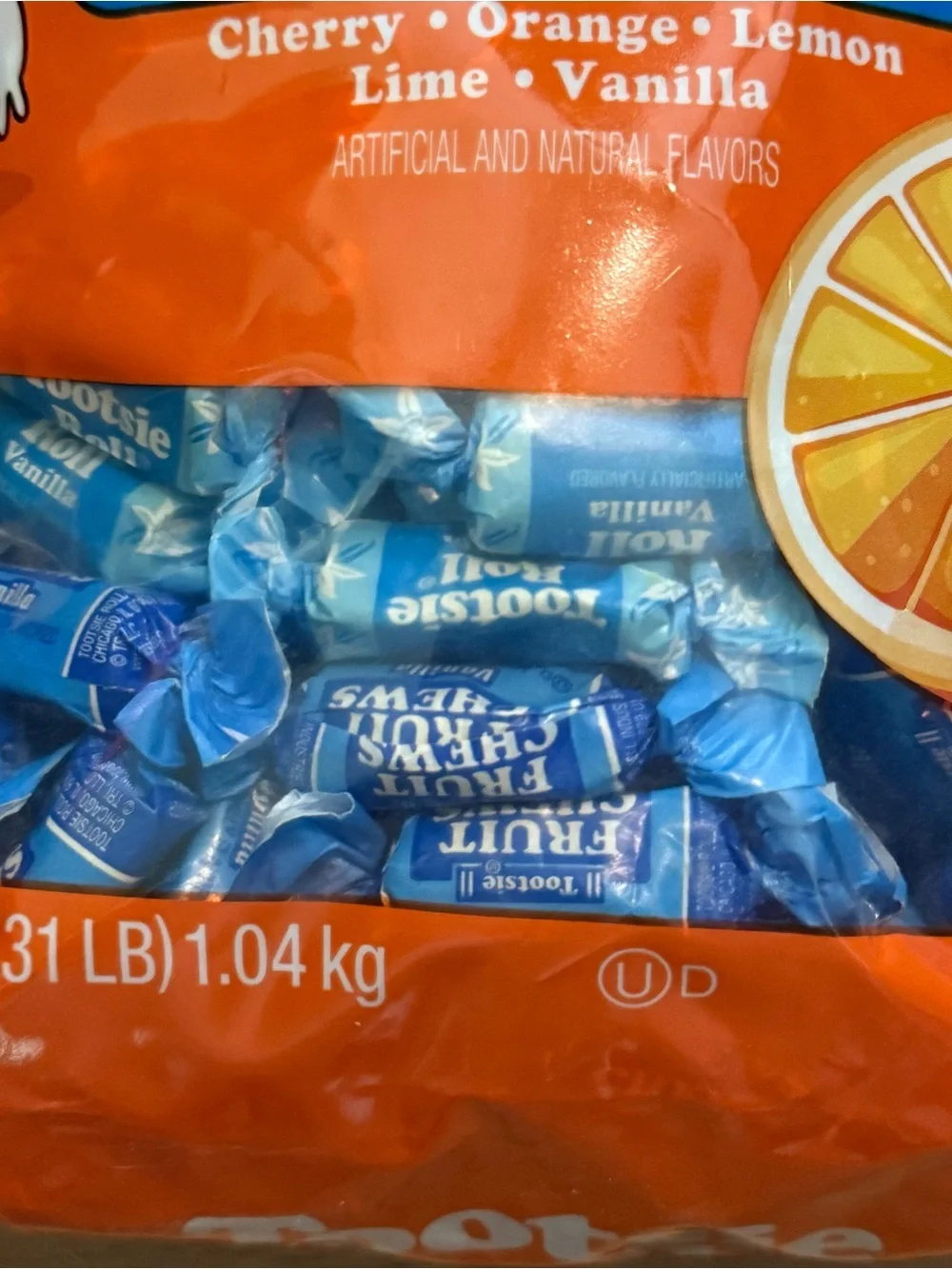 Tootsie Roll Fruit Chews - Blue (Vanilla)